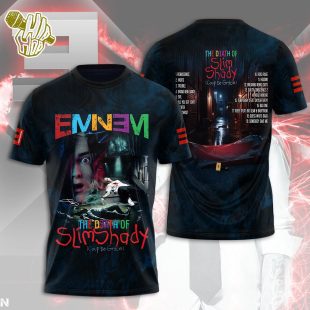 Eminem 3D Of Slim Death Shady Men's All Over Print Rapper Shirt Back Print