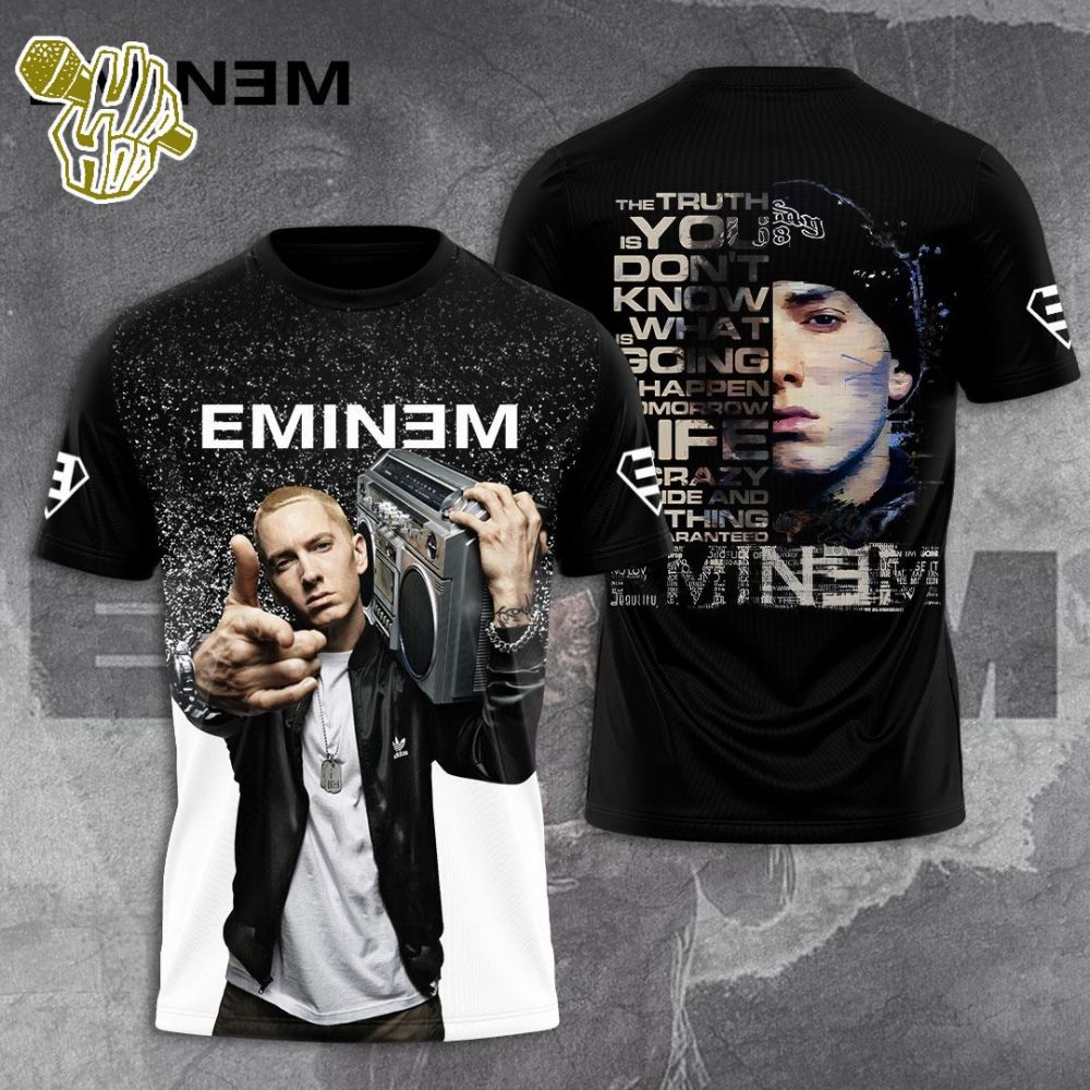 Eminem Slim Shady I’m Back 2024 All Over Print Rapper Shirts