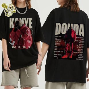 Rapper Kanye West Donda Graphic Print T Shirt Men's Fashion Hip Hop Vintage T-Shirt