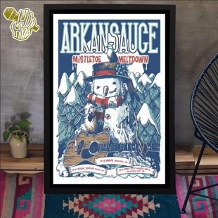 Arkansauce Dec 20 2024 Venue Shrine in Tulsa Ok Poster Canvas