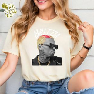 Bootleg Hip Hop Shirt, Chris Brown Homage 90s Graphic