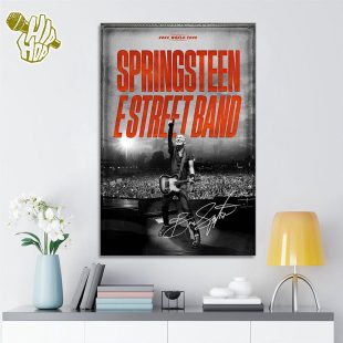 Bruce Springsteen Band Music Canvas