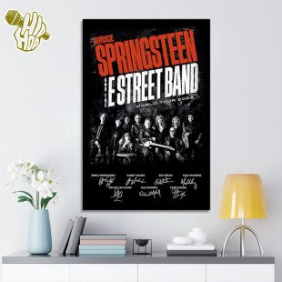 Bruce Springsteen Tour Music Trendding Poster Canvas