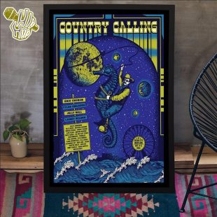 Country Calline Festival On Oct 4-5 2024 Ocean City MD Show Poster Canvas