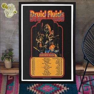 Druid Fluids Europe 2024 Tour Poster Canvas