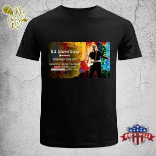 Ed Sheeran European Tour In 2025 Music Unisex T-Shirt