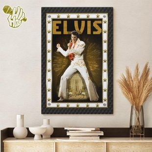 Elvis Presley Roll And Rone Canvas