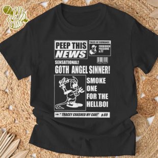 Emo Peep News Lil Goth Boi Rap Hip Hop T-Shirt