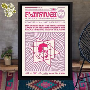 Flatstock 99 In Denver CO On October 18-20 2024 Poster Canvas