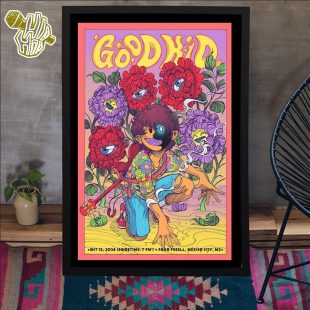 Good Kid October 12 2024 Foro Puebla Mexico City Concert Poster Canvas