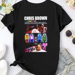 Graphic Chris Brown Tour 2024, Chris Brown Fan Gift, Chris Brown Graphic Shirt