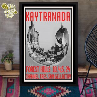 Kaytranada Show At Forest Hills Stadium On Oct 4-5 2024 Poster Canvas