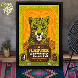 Los Espiritus Dec 14 2024 Teatro Coliseo In Santiago Chile Tour Poster Canvas