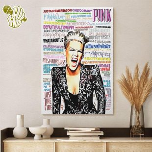 P!nk Canvas Poster For Fans