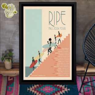 Ripe Band Fall Tour 2024 Poster Limited Canvas