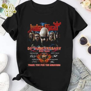 Signature Judas Priest 55th Years Shirt, Judas Priest 90s Vintage