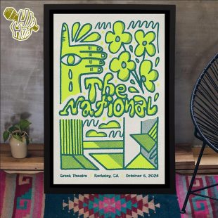 The National Oct 6 2024 The Greek Theatre in Berkeley CA Tour Poster Canvas