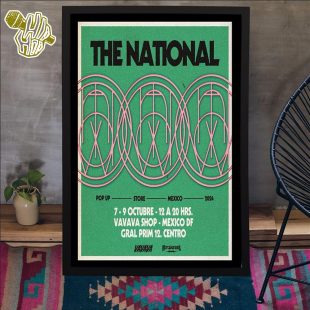 The National Pop Up Mexico Tour 2024 Poster Canvas