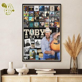 Toby Keith Canvas Poster For Fans