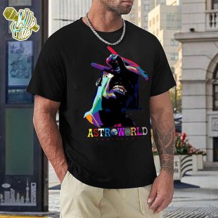 Travis Rock Scott Astro World Singer Tour 2024 Shirt Retro 90s Rapper For Men