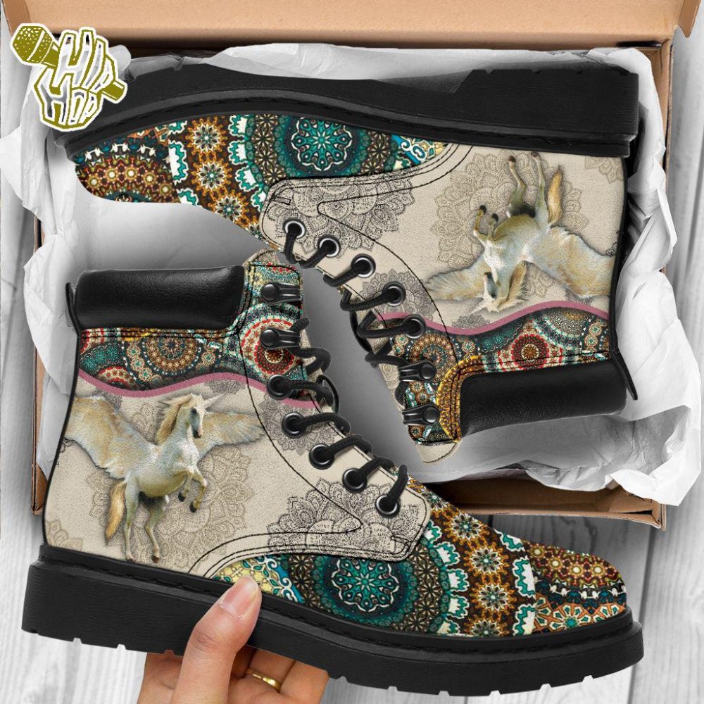 Unicorn Vintage Mandala Asboot All Season Boots