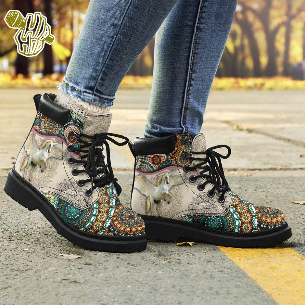 Unicorn Vintage Mandala Asboot All Season Boots