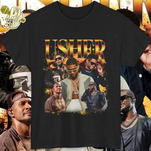 Usher Shirt Graphic Tee Vintage RnB Singer Artist Merch