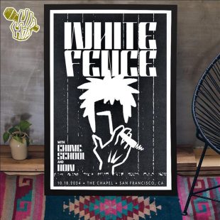 White Fence San Francisco CA Oct 18 2024 Tour Poster Canvas