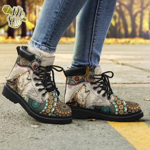 Wolf Vintage Mandala Asboot Wolves All Season Boots