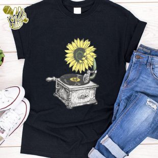 Wu-Tang Clan Sunflower Gramophone Record Player Tshirt Gift For Fans